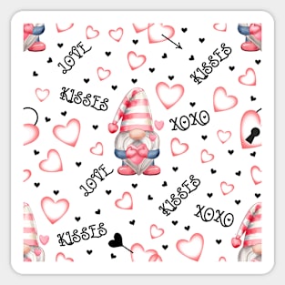 Valentines Day Patterns Love Sticker